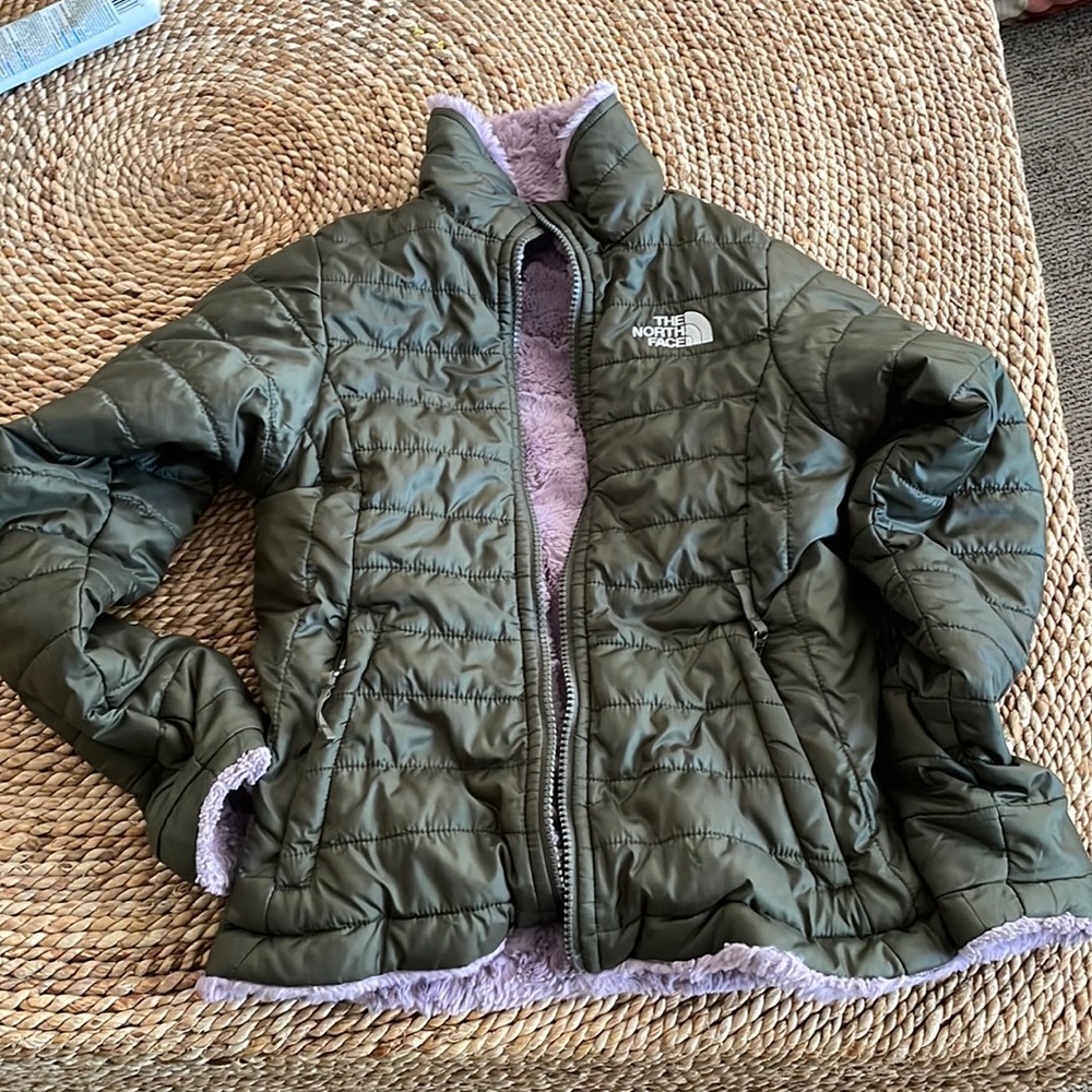 North Face reversible coat 7/8
